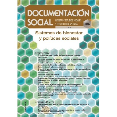 Documentación social nº 186. Sistemas de bienestar y políticas sociales