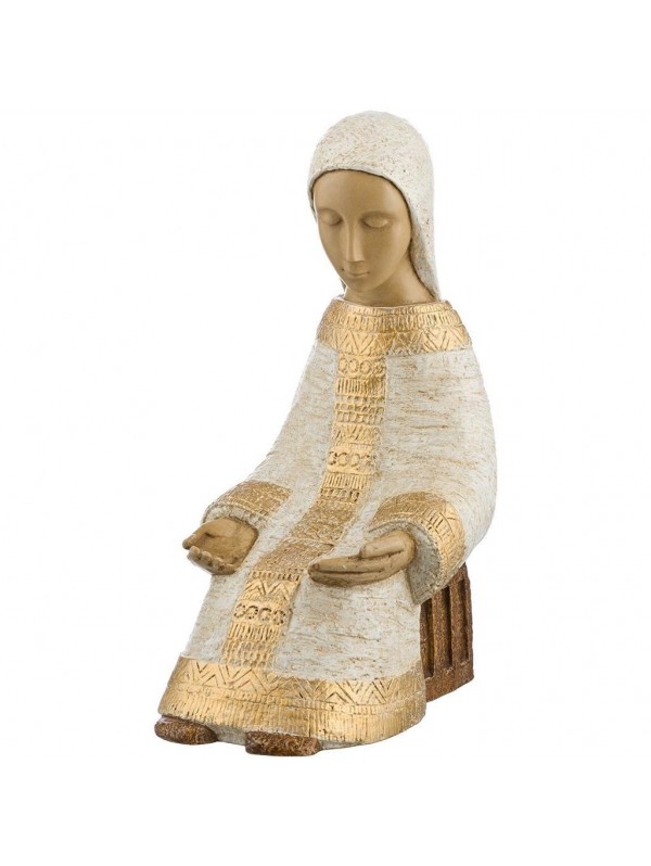 Virgen Paysanne blanco dorado