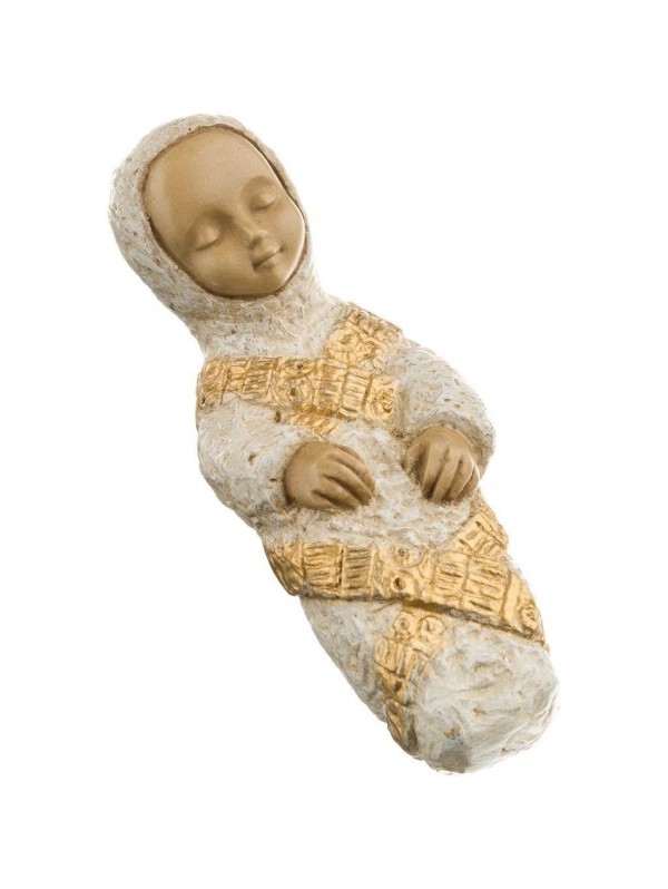 Niño de Virgen Paysanne blanco dorado