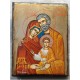 Icono Sagrada Familia pintado a mano