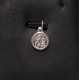 Medalla Escapulario Virgen del Carmen pequeña de Plata de Ley