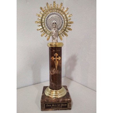 Virgen del Pilar (bocel marrón)