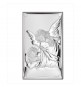 Cuadro Bilaminado de plata Ángel con lámpara 9x15 cms.