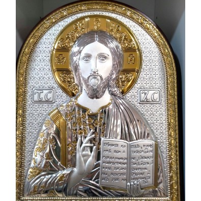 Icono Plata Pantocrator