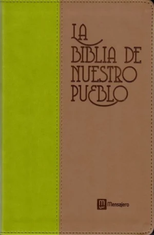 BIBLIA DE NUESTRO PUEBLO.        En dos Tonos, tapa - piel.