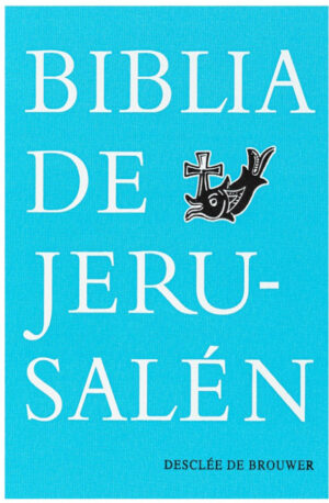 Biblia de Jerusalén: encuadernación tela. Tapa azul. 5ª Edición
