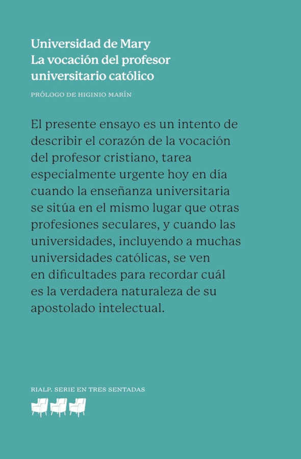 La vocación del profesor universitario católico
