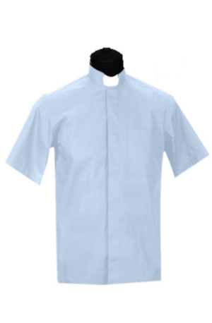 Camisa Azul Manga Corta