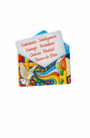 Cuadro confirmación forma carta 8x8 en polímero.