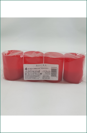 Pack 4 velas 60x50