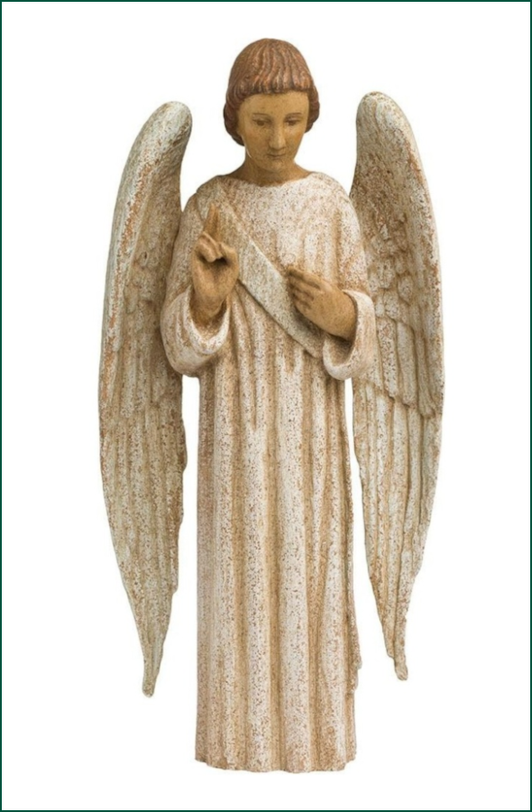 Angel de Belén de Madera 20,5 cm.