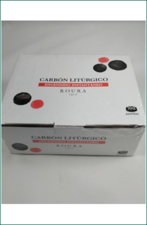 Carbón litúrgico instantáneo 100 pastillas