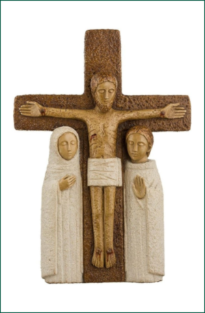 Cruz compasion calvario 23 cm.