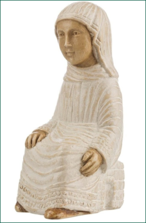 Virgen Maria 9 cm petite creche d'autun