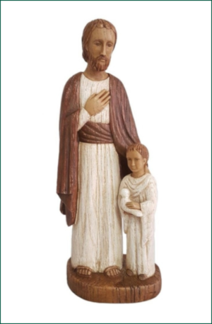 San José con niño y paloma 29,5 cm.