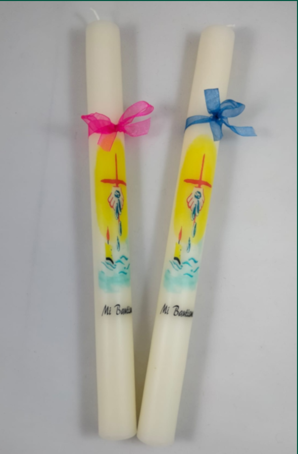 Vela Mi bautizo- disponible sólo en tiendas físicas-