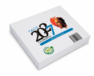 Taco Calendario del Corazón de Jesús – Notas con imán – 2027
