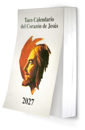 Taco Calendario del Corazón de Jesús – Grande con imán – 2027