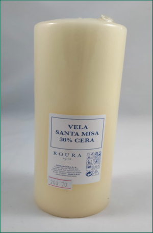 Velón Santa Misa 30% de cera de abeja