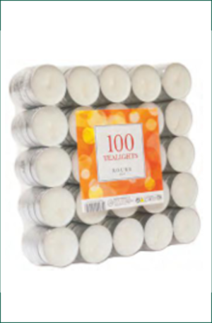 Pack 100 velitas tealights