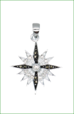 Colgante de Plata Estrella de Belén