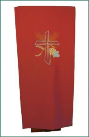 Cubre Ambón Rojo bordado