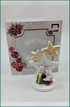 Pesebre de estrella 8,5 cm. Global Argenti