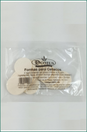 Formas Celiacos Bolsa 25 pzas